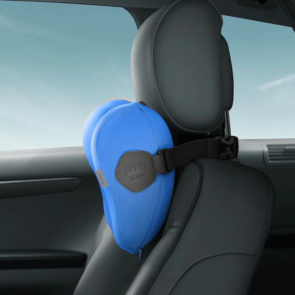 Baseus Comfordride Serie Auto-Kopfstützen-Kissen, Blau - Image 5