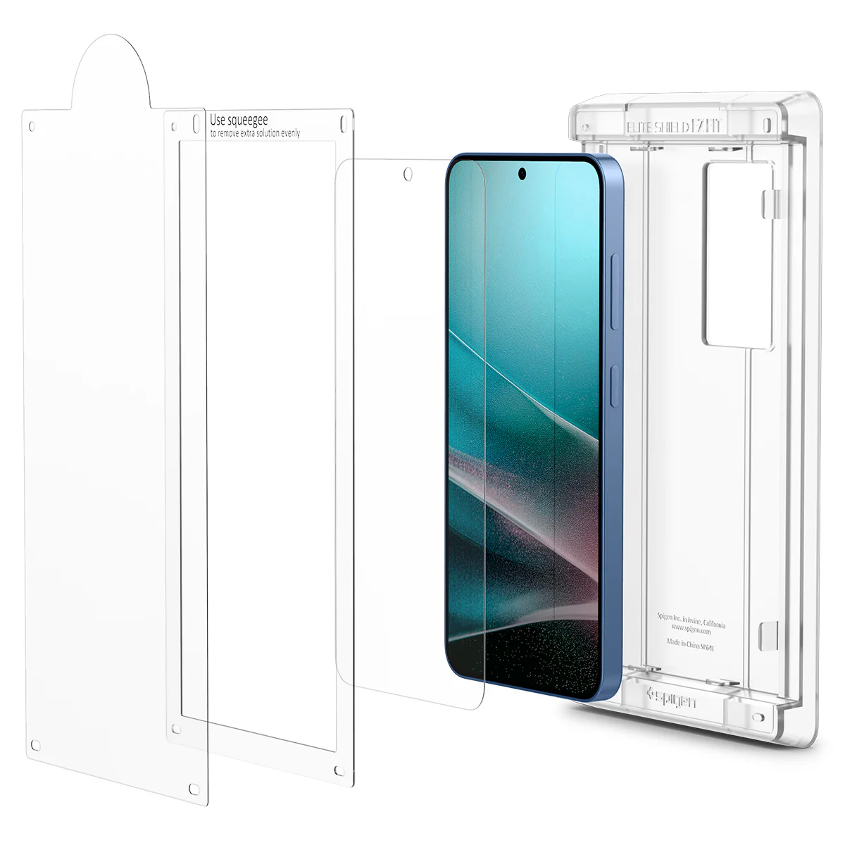 Bildschirmfolie + Applikator für Galaxy S25 Plus, Spigen Elite Shield EZ Fit 1-Pack - Image 6