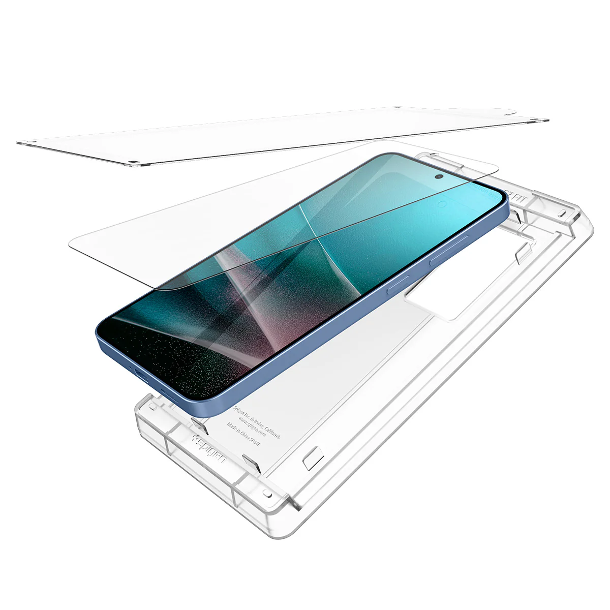 Bildschirmfolie + Applikator für Galaxy S25, Spigen Elite Shield EZ Fit 1-Pack - Image 5