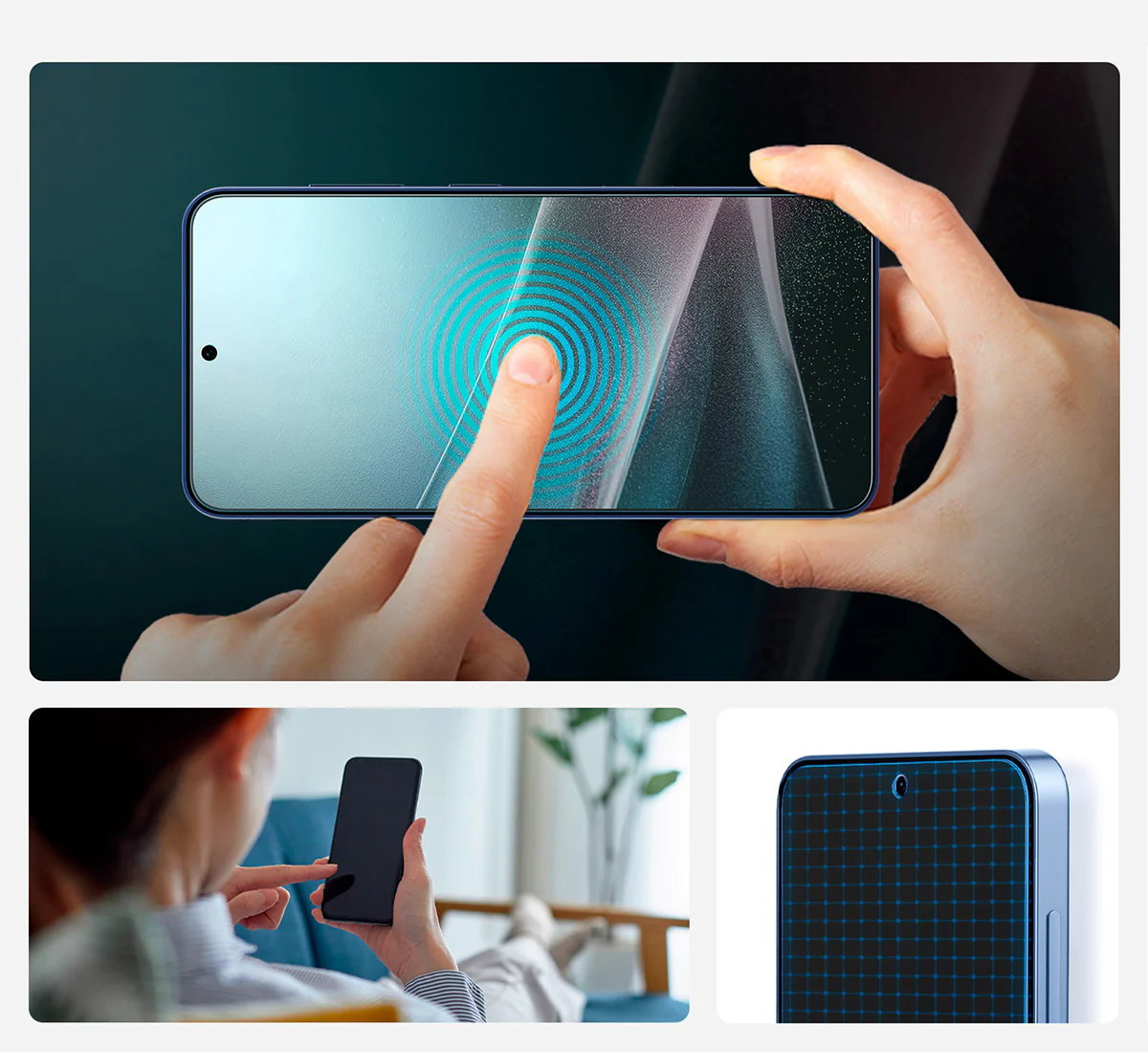 Bildschirmfolie + Applikator für Galaxy S25, Spigen Elite Shield EZ Fit 1-Pack - Image 8