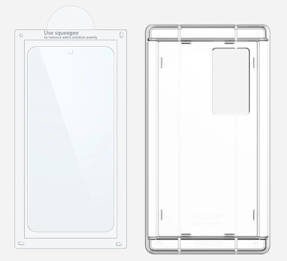 Bildschirmfolie + Applikator für Galaxy S25, Spigen Elite Shield EZ Fit 1-Pack - Image 9