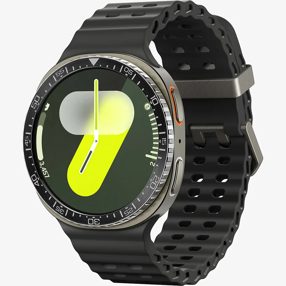 Blendenabdeckung Spigen Bezel Tune für Galaxy Watch 8 44 mm, Schwarz-Silber - Image 7