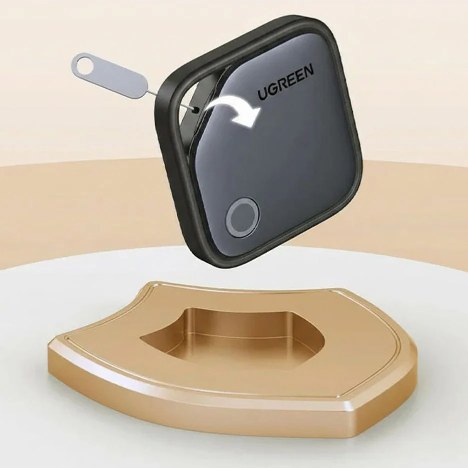 Bluetooth-Ortungsgerät / Tracker auf Bluetooth 5.3 für Smartphones und Tablets der Galaxy-Serie, Ugreen Tracker CM829, 2 Stück, Schwarz - Image 10
