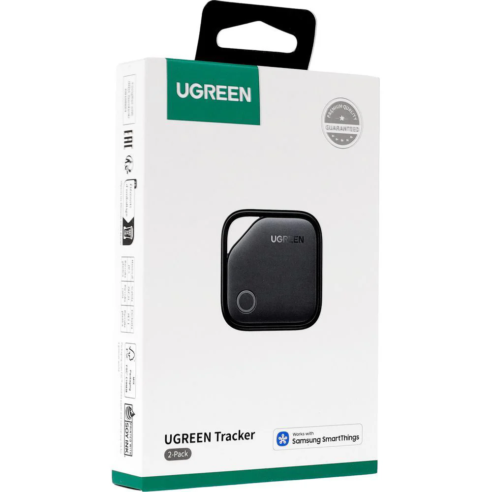 Bluetooth-Ortungsgerät / Tracker auf Bluetooth 5.3 für Smartphones und Tablets der Galaxy-Serie, Ugreen Tracker CM829, 2 Stück, Schwarz - Image 12