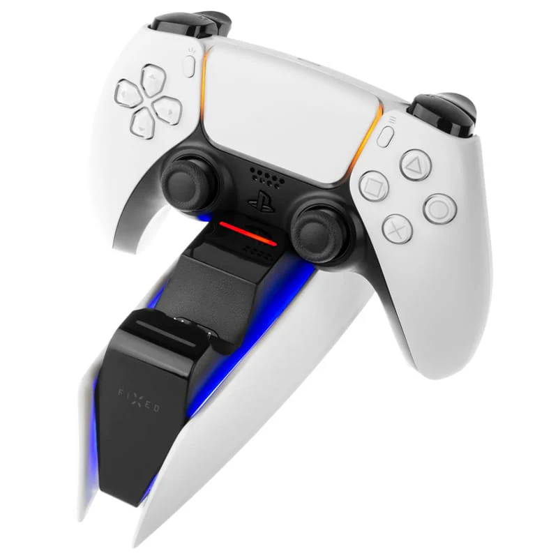 Dockingstation für PlayStation 5 DualSense Controller, Fixed Charger, Schwarz-Weiß - Image 4