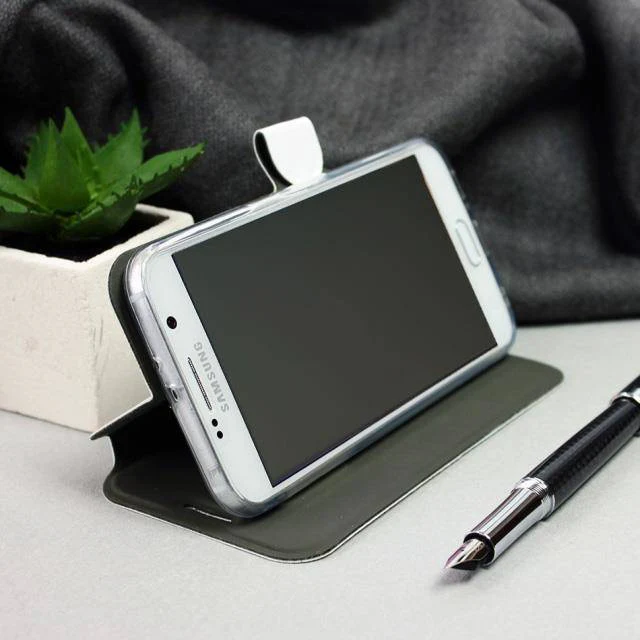 Echtleder Handyhülle für Galaxy A54 5G, Mobiwear Leather, Dunkelblau - Image 4