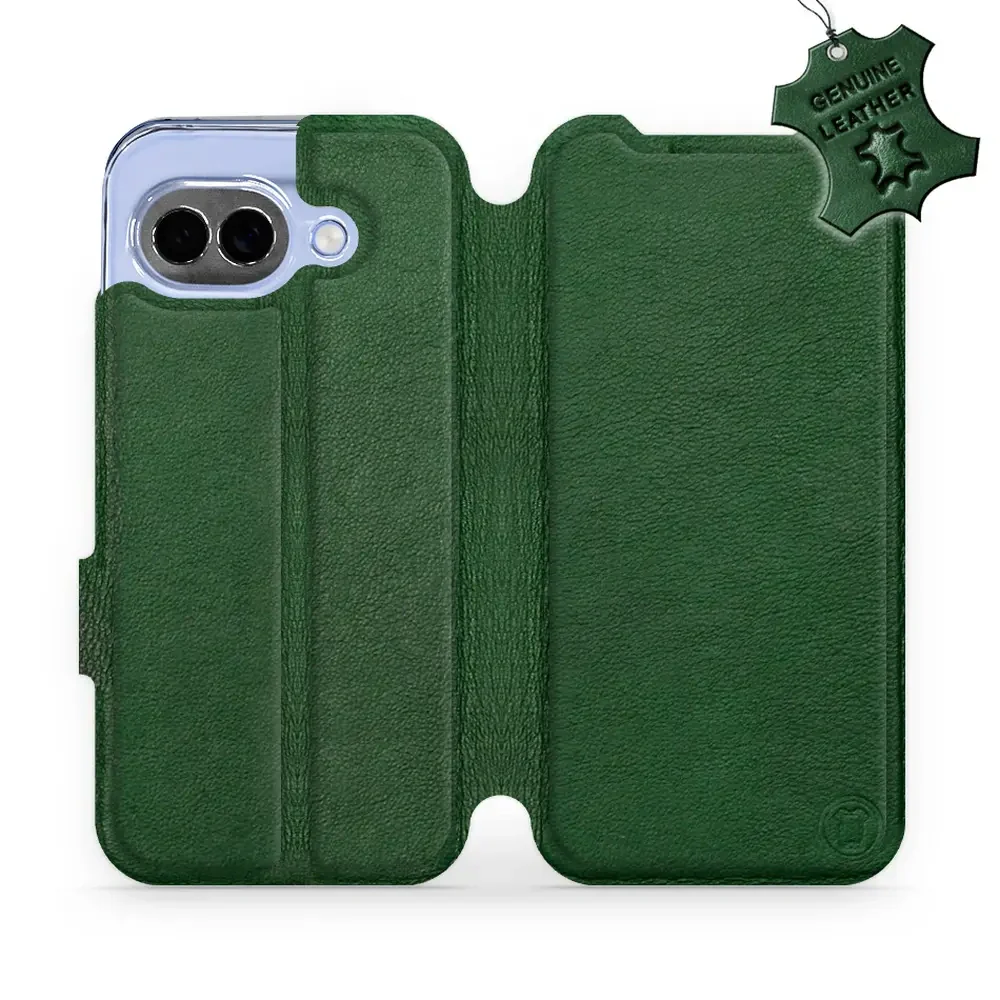Echtleder Handyhülle für Google Pixel 10a, Mobiwear Leather, Grün