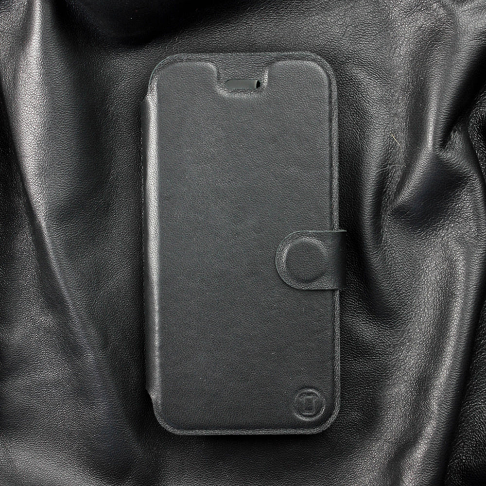 Echtleder Handyhülle für Honor Magic8 Lite, Mobiwear Leather, Schwarz - Image 2
