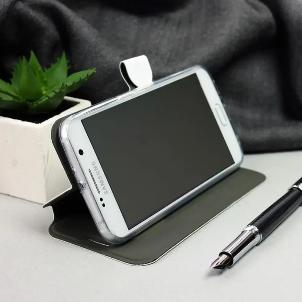 Echtleder Handyhülle für Honor X7d 4G/5G / Honor 400 Smart 4G/5G, Mobiwear Leather, Dunkelrot - Image 4