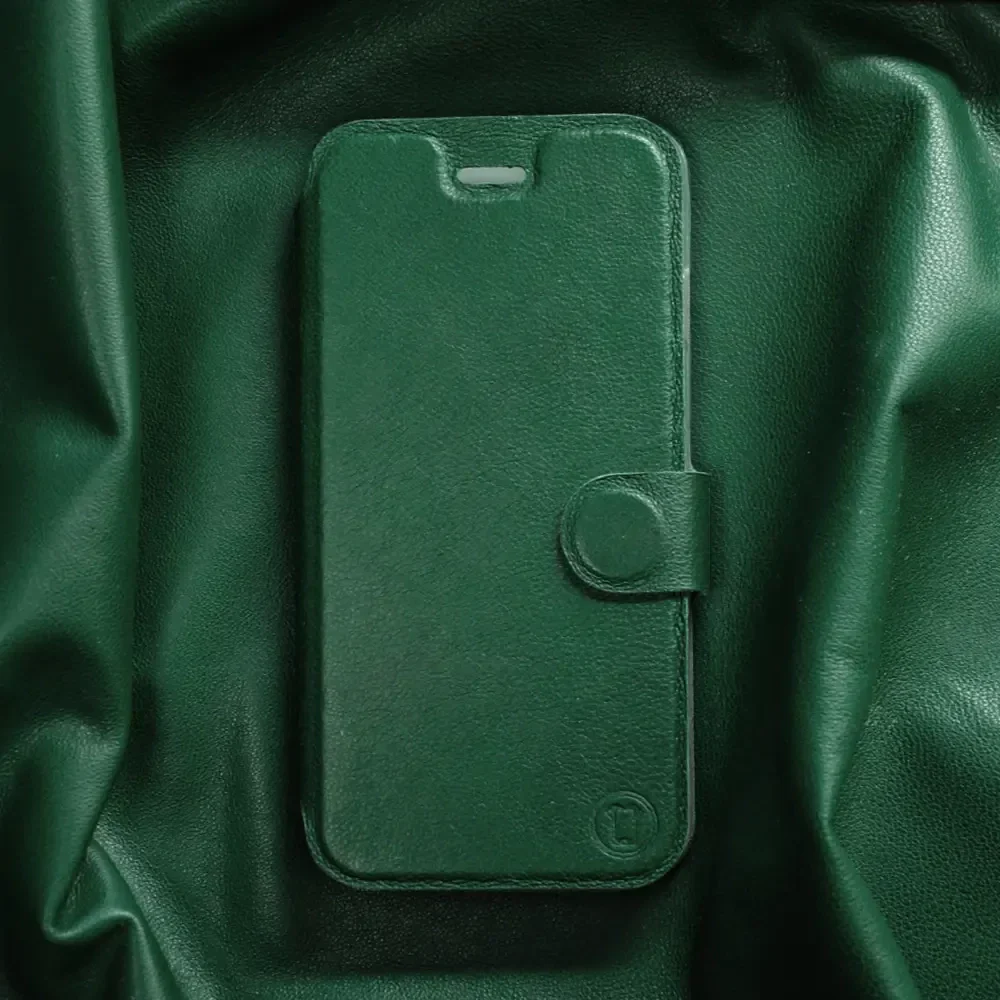 Echtleder Handyhülle für OnePlus Nord CE 3 Lite, Mobiwear Leather, Grün - Image 2