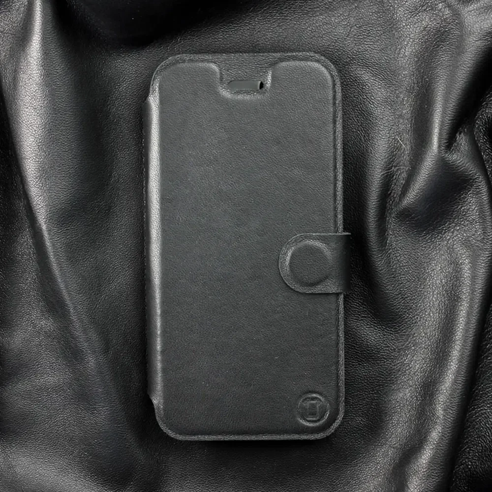 Echtleder Handyhülle für Xiaomi Redmi Note 13 5G, Mobiwear Leather, Schwarz - Image 2