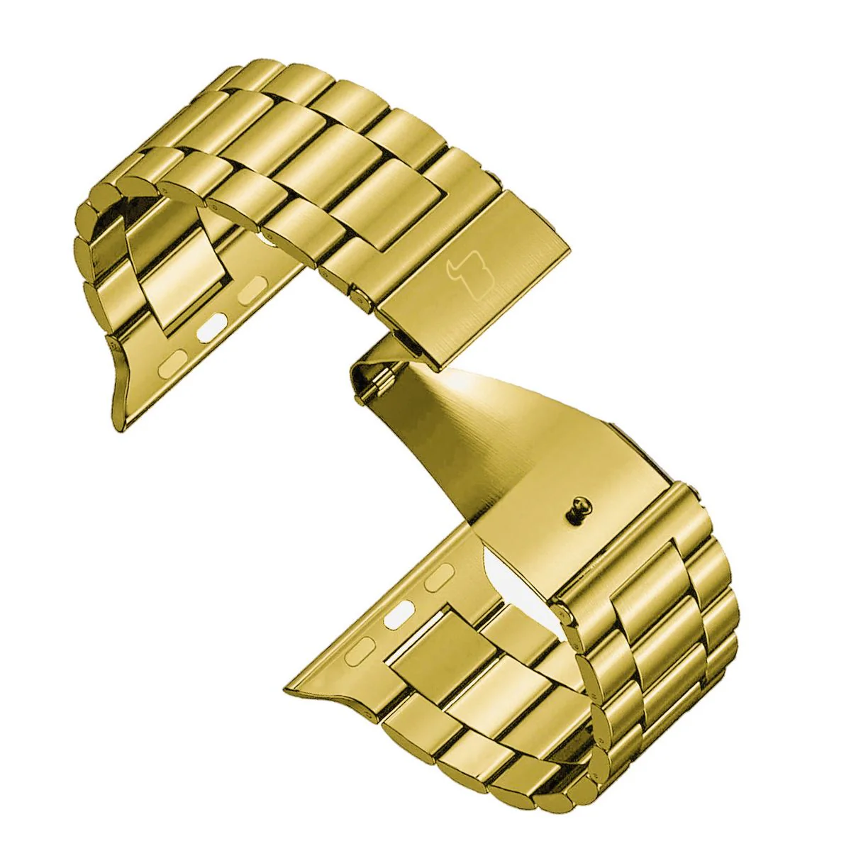 Edelstahl Armband für Apple Watch 38/40/41/42 mm, Bizon Strap Watch Aura, Gold - Image 6