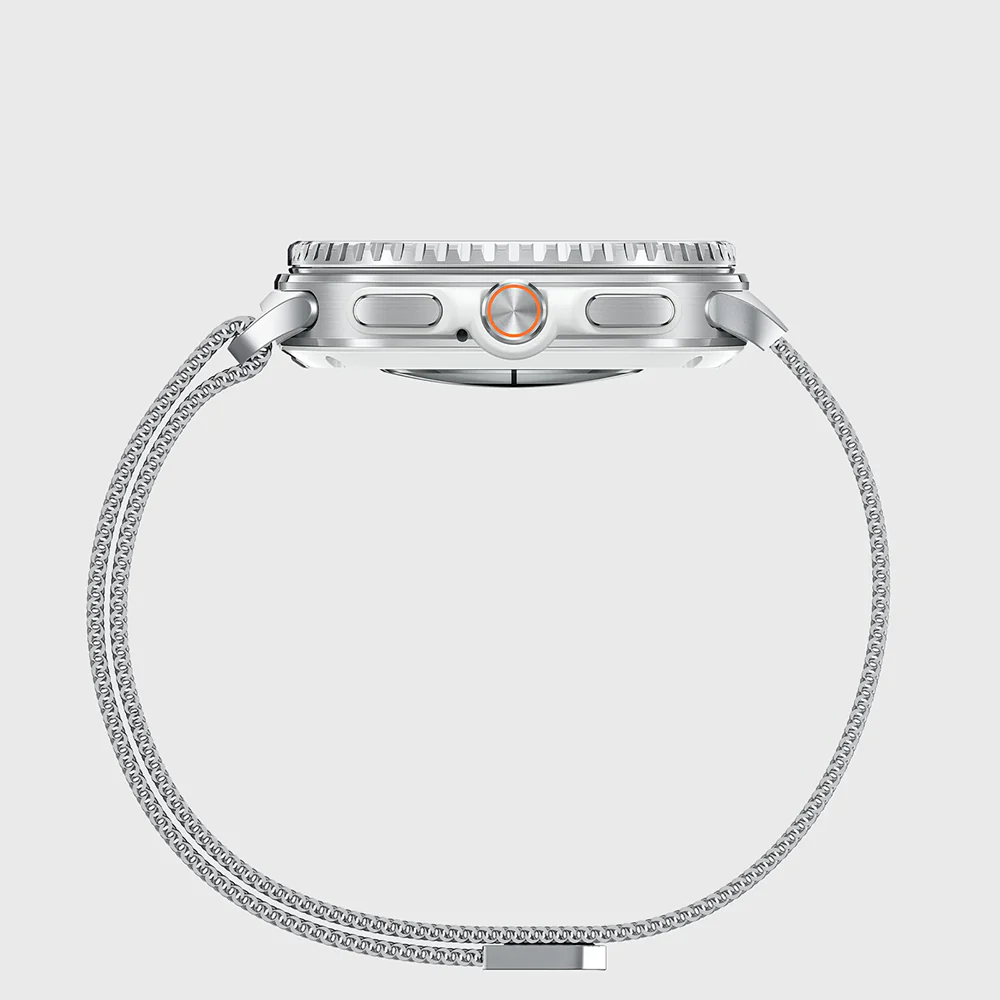 Edelstahl Armband für Galaxy Watch 8 / 8 Classic, Spigen Metal Fit, Silbern - Image 13