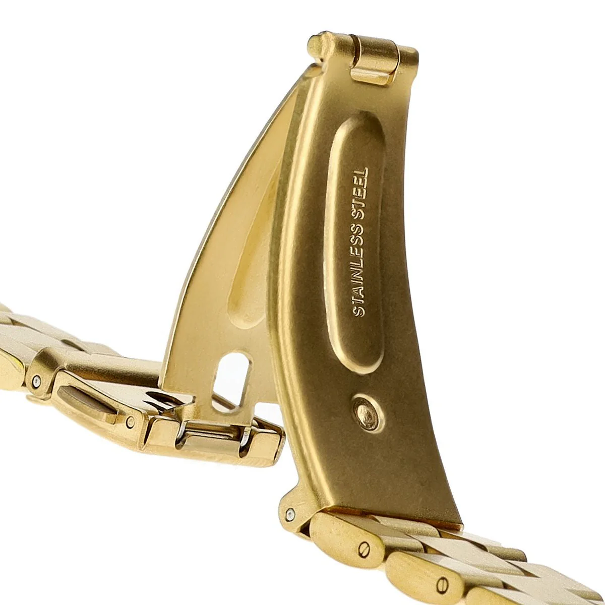 Edelstahl Armband für Xiaomi Smart Band 10 / 9 / 9 NFC / 8, Bizon Strap Watch Aura, Gold - Image 4