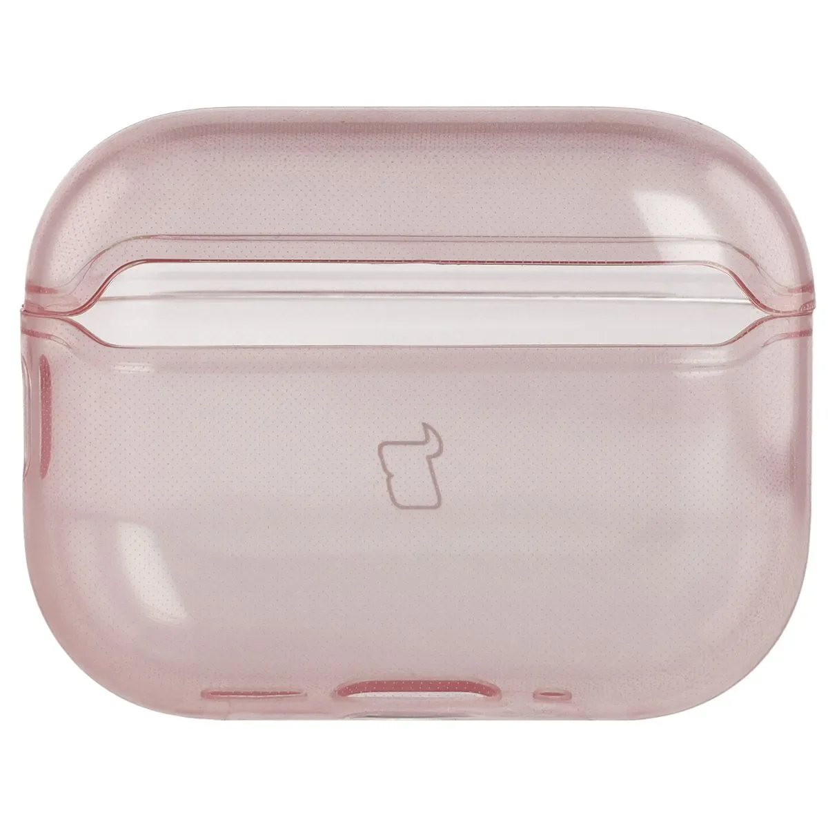 Elastische Hülle mit Karabiner für AirPods Pro 3, Bizon Case Headphone Clear, Transparent-Rosa - Image 6