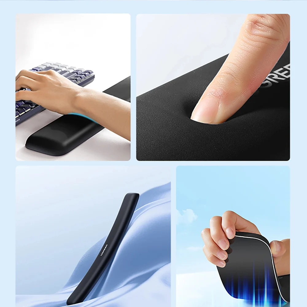 Ergonomische Tastaturauflage Ugreen LP699, Schwarz - Image 3