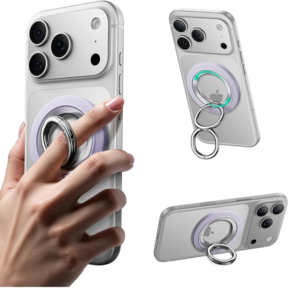 ESR Halolock 360 MagSafe Phone Ring Stand magnetischer Fingerhalter, Violett