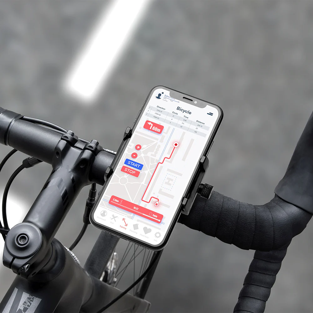 Fahrrad Handyhalterung für Smartphones bis 6.7", Fixed Bikee ALU, Schwarz - Image 8