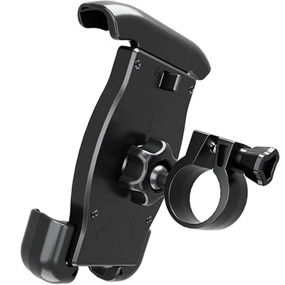 Fahrrad-/Motorradhalterung für Handy am Lenker, Crong Bikeclip Enduro, Schwarz - Image 4