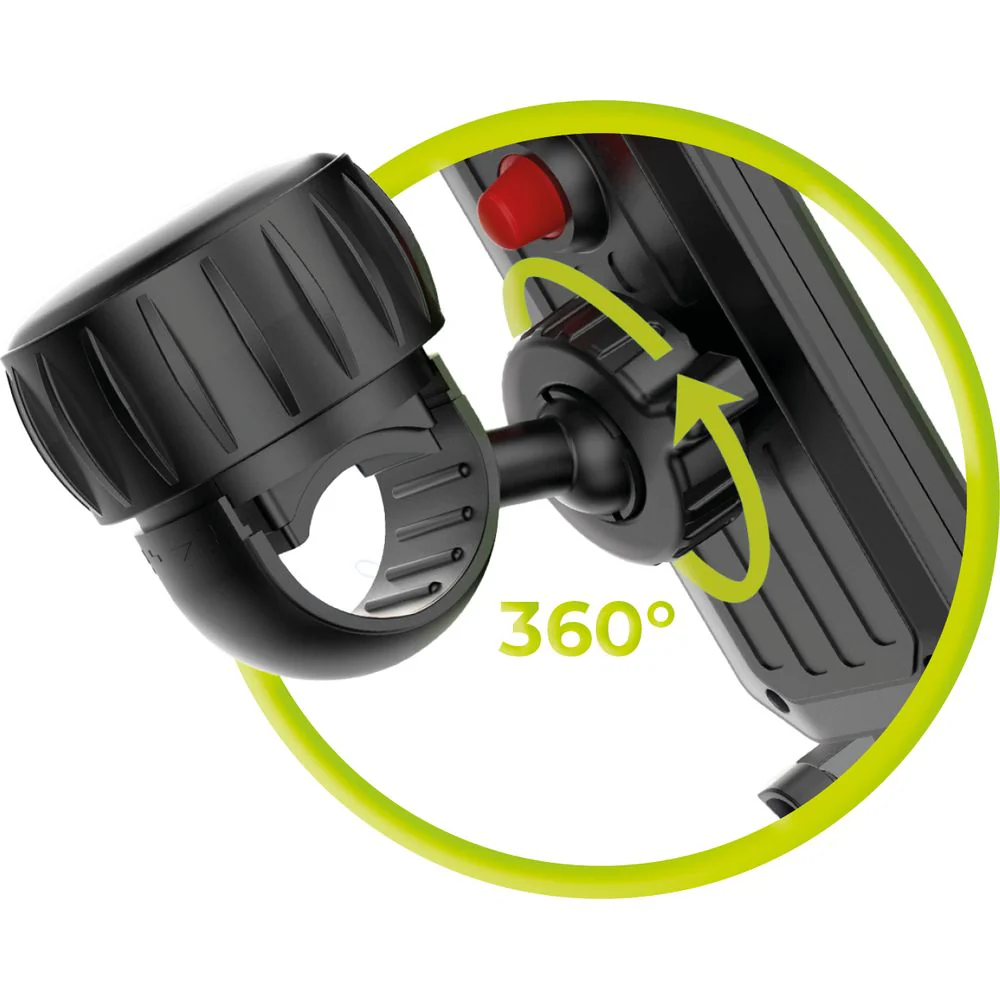 Fahrrad-/Motorradhalterung für Handy am Lenker, Mobile Origin Bike Phone Holder B1, Schwarz - Image 7