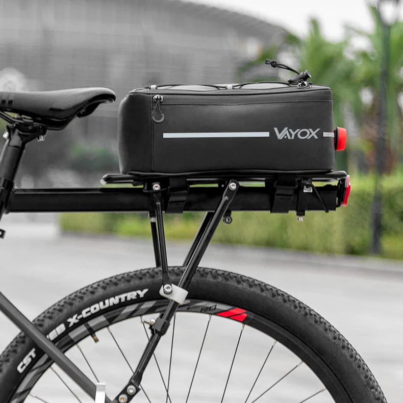 Fahrradtasche für Gepäckträger, Vayox VA0166 8L, Schwarz - Image 10