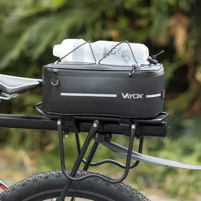 Fahrradtasche für Gepäckträger, Vayox VA0166 8L, Schwarz - Image 4
