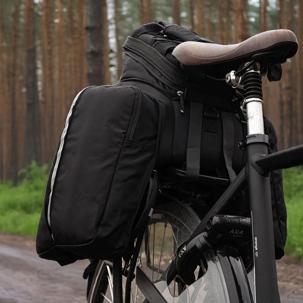 Fahrradtasche für Gepäckträger, Vayox VA0346 35L, Schwarz - Image 8