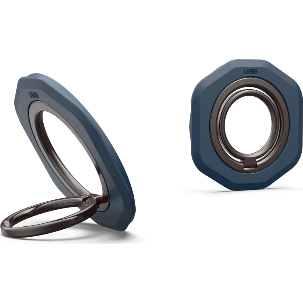 Finger-Magnet-Halterung / Ständer, Urban Armor Gear UAG Magnetic Ring Stand LT mit MagSafe, Dunkelblau