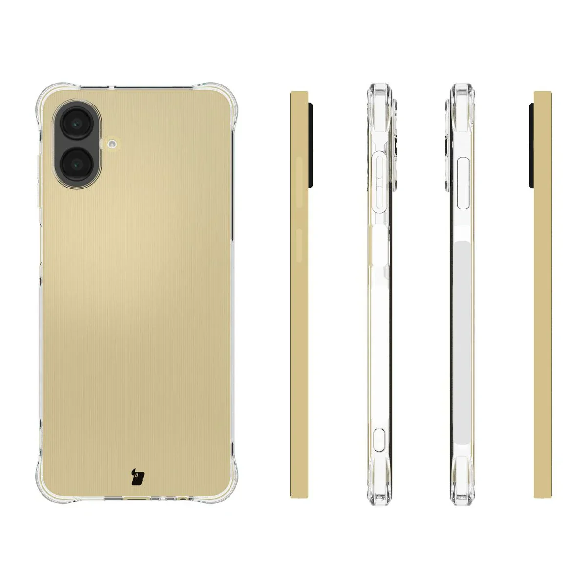 Flexible Handyhülle für Galaxy A07 4G, Bizon Case Salpa, Transparent - Image 3