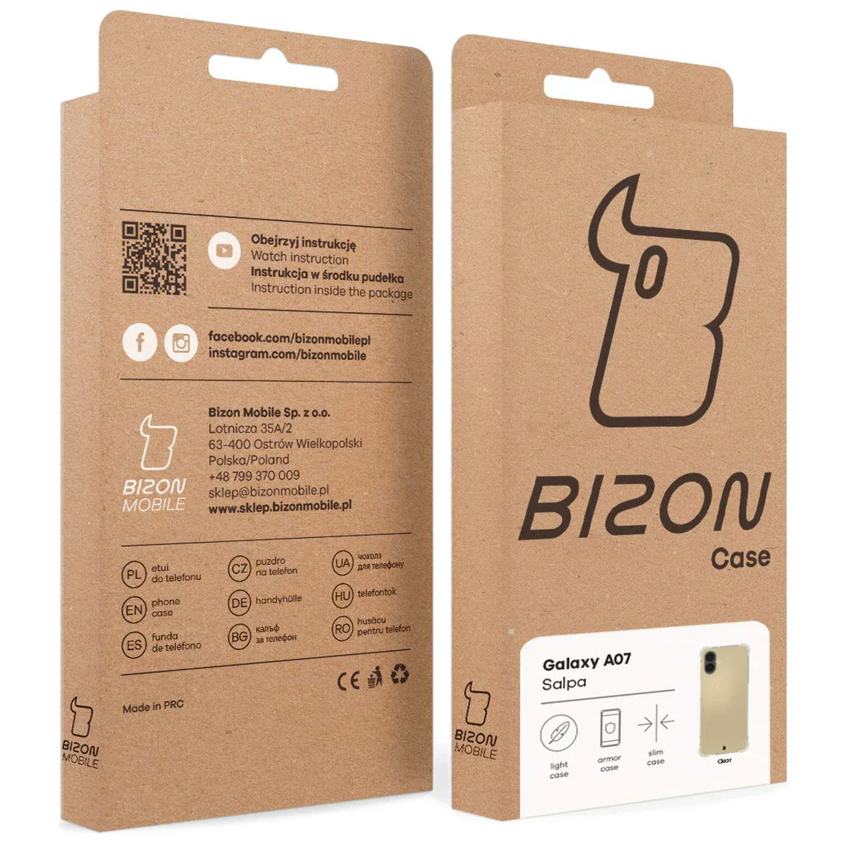 Flexible Handyhülle für Galaxy A07 4G, Bizon Case Salpa, Transparent - Image 8