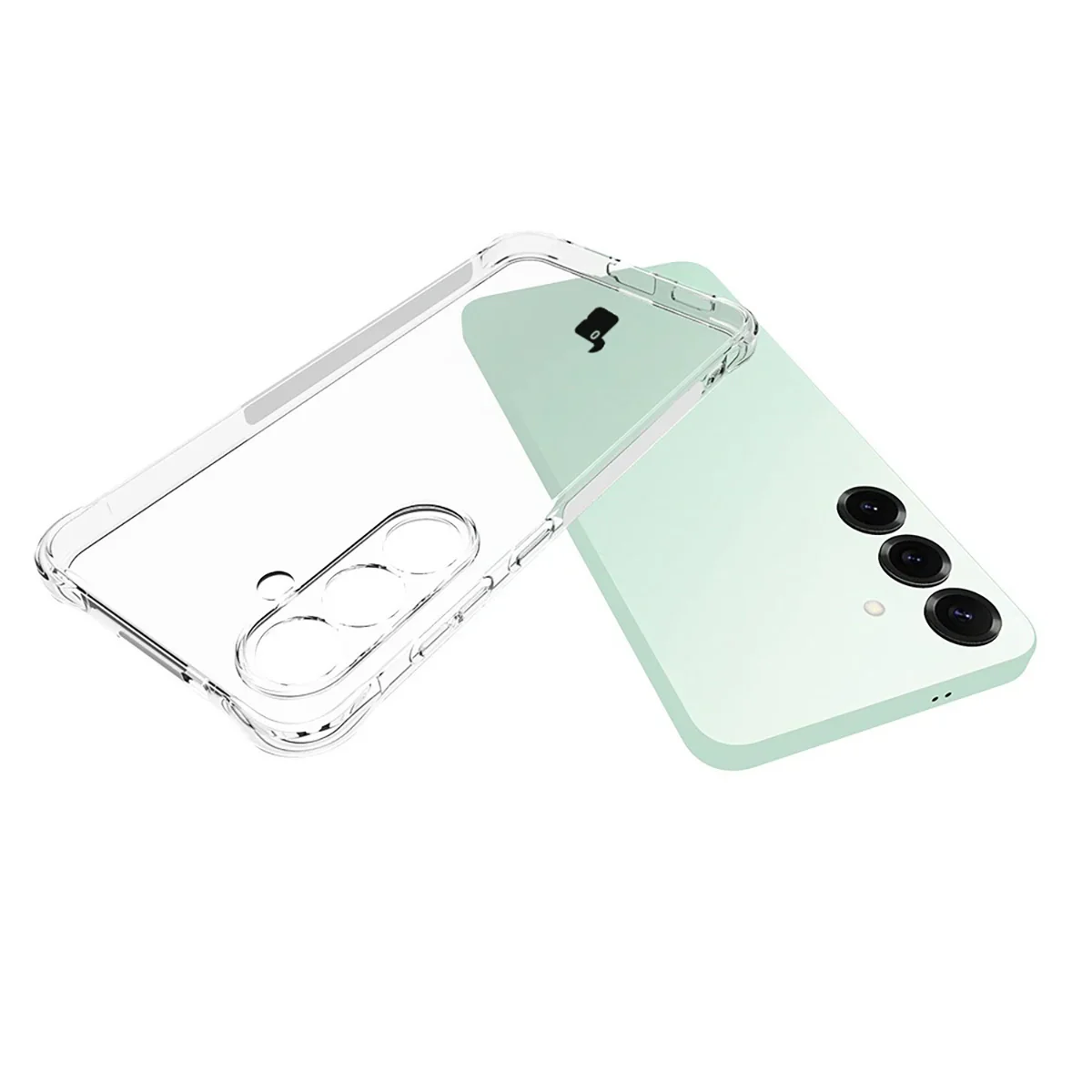 Flexible Handyhülle für Galaxy S25 FE, Bizon Case Salpa, Transparent - Image 4