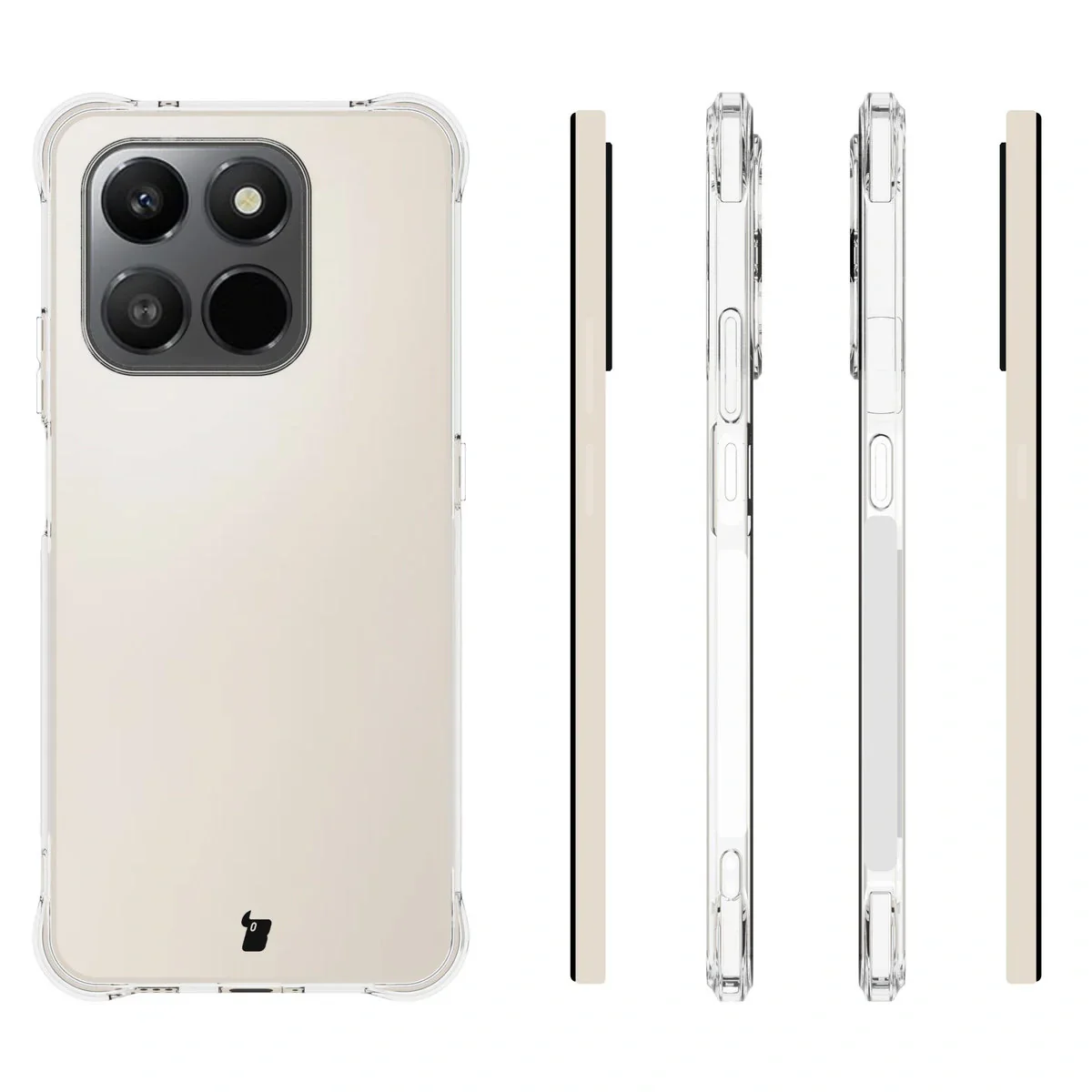 Flexible Handyhülle für Honor X7d / Honor 400 Smart, Bizon Case Salpa, Transparent - Image 3