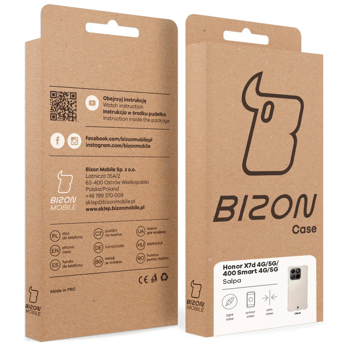 Flexible Handyhülle für Honor X7d / Honor 400 Smart, Bizon Case Salpa, Transparent - Image 8