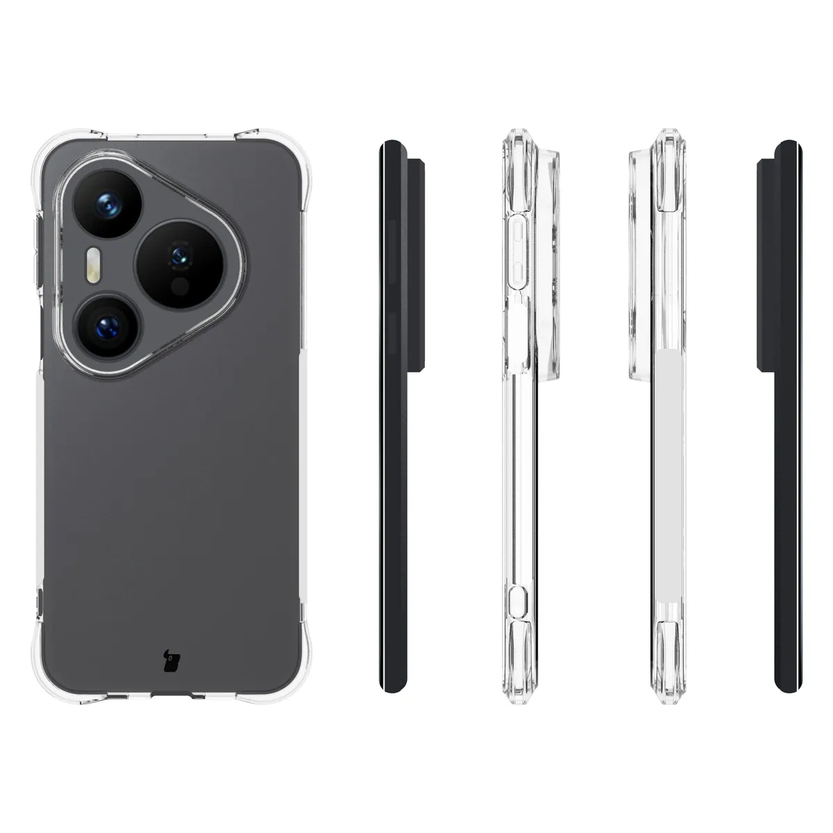 Flexible Handyhülle für Huawei Pura 80 Pro / Pro Plus, Bizon Case Salpa, Transparent - Image 3