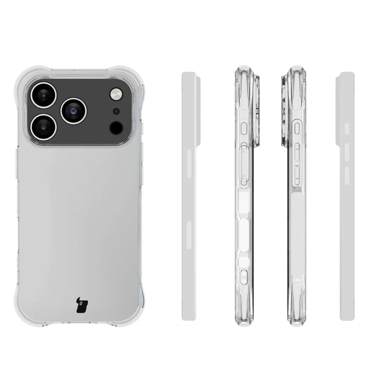 Flexible Handyhülle für iPhone 17 Pro, Bizon Case Salpa, Transparent - Image 3