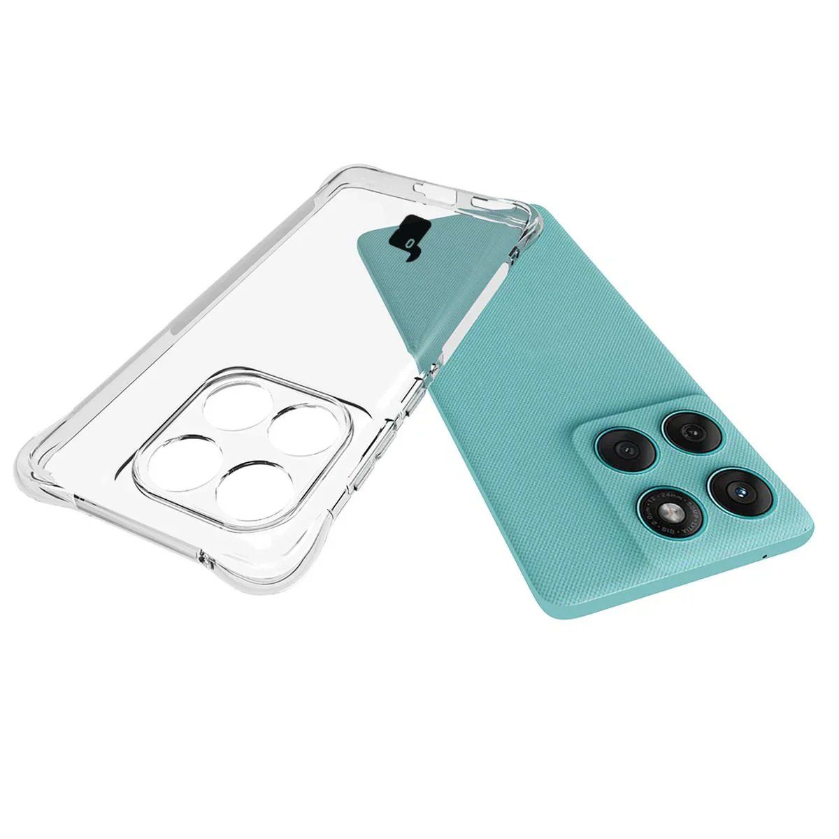 Flexible Handyhülle für Motorola Edge 60 / 60 Fusion, Bizon Case Salpa, Transparent - Image 4