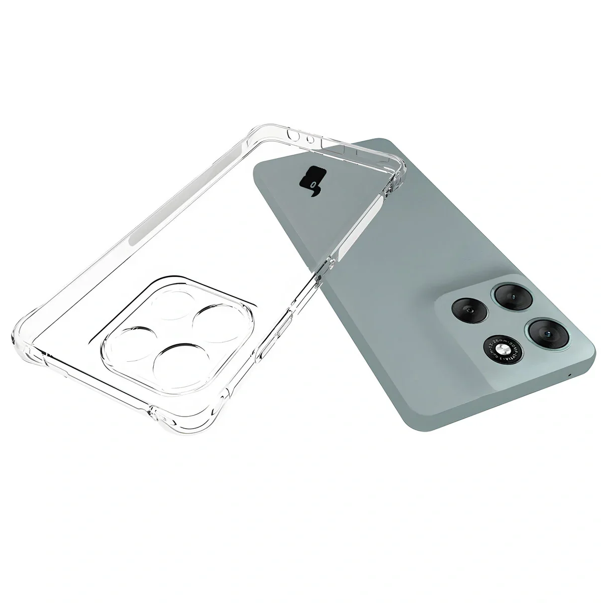 Flexible Handyhülle für Motorola Moto G56 5G, Bizon Case Salpa, Transparent - Image 4
