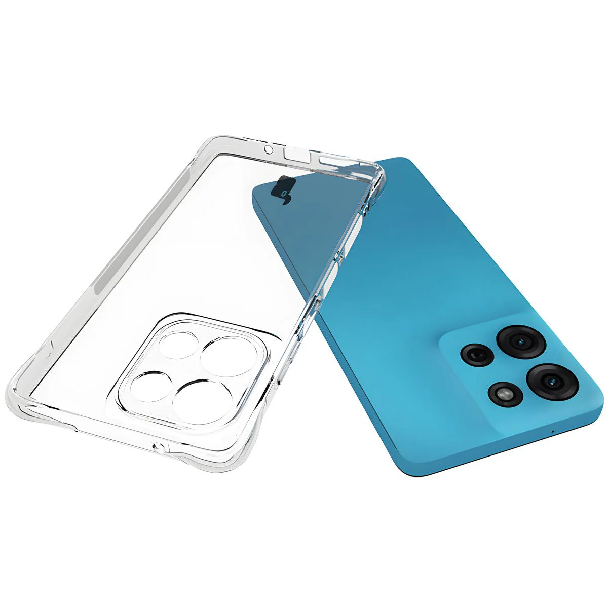 Flexible Handyhülle für Motorola Moto G75 5G, Bizon Case Salpa, Transparent - Image 4
