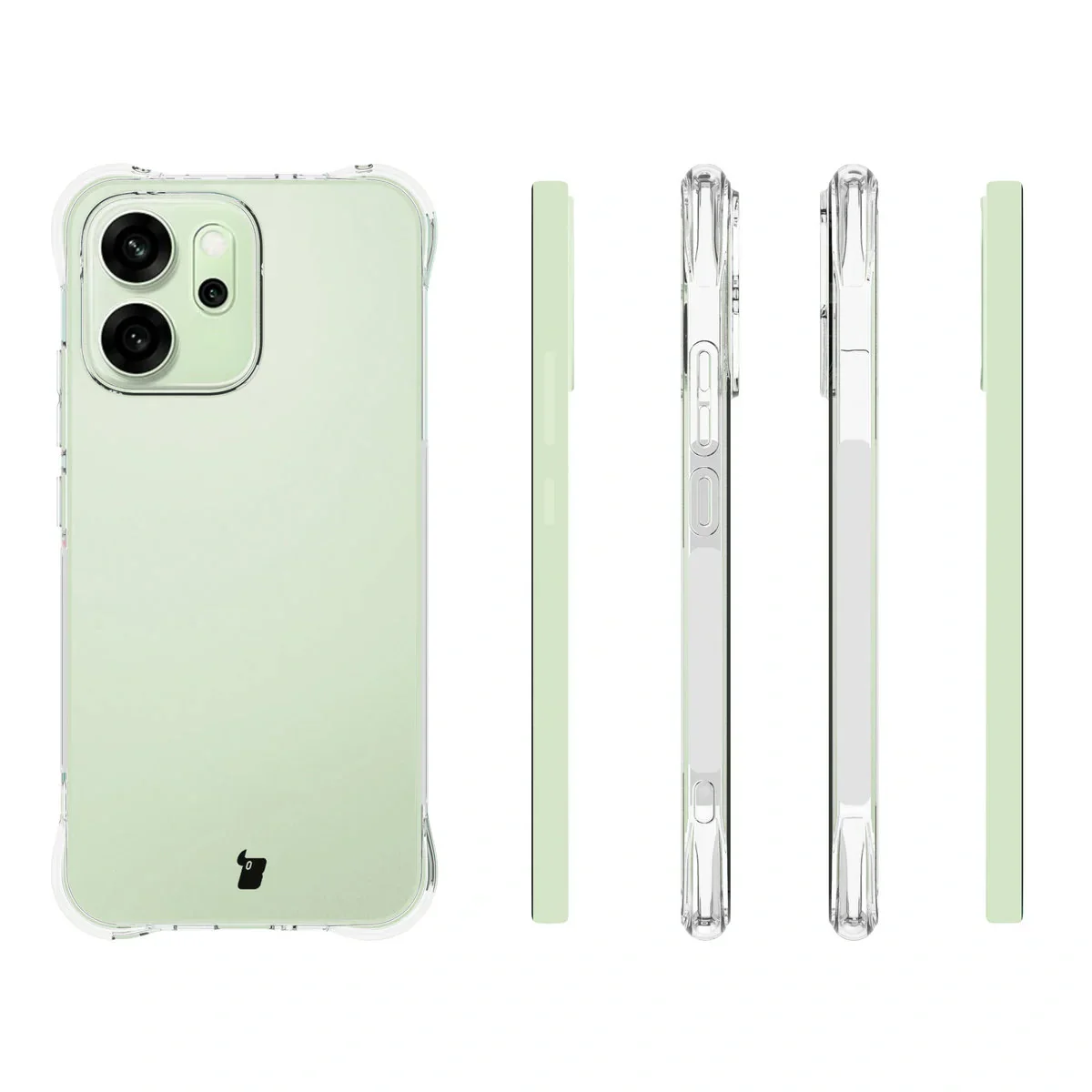 Flexible Handyhülle für Oppo Reno 14 F / 14 FS, Bizon Case Salpa, Transparent - Image 3