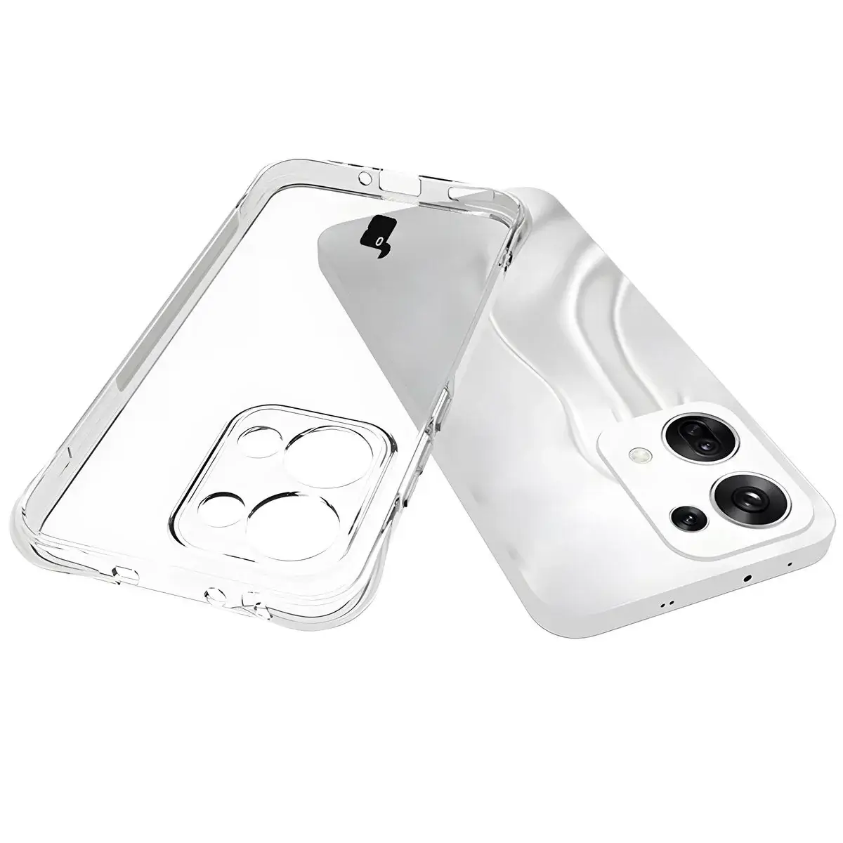 Flexible Handyhülle für Oppo Reno13, Bizon Case Salpa, Transparent - Image 4