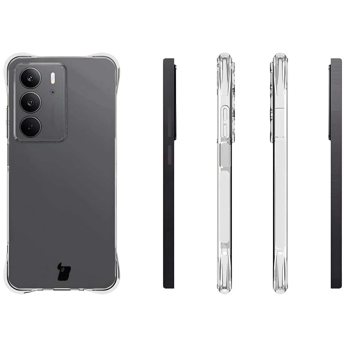 Flexible Handyhülle für Realme C75 4G, Bizon Case Salpa, Transparent - Image 3
