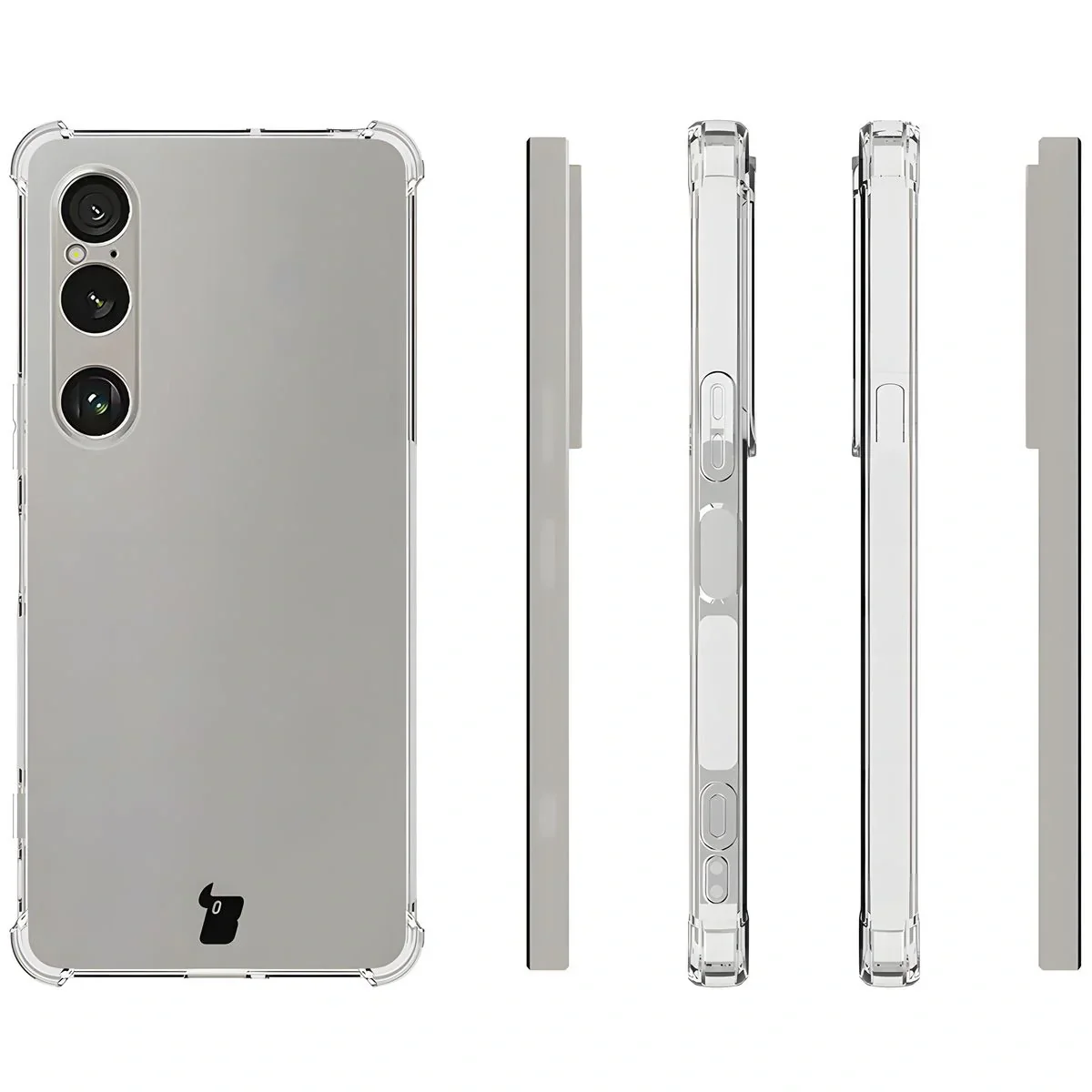 Flexible Handyhülle für Sony Xperia 1 VII, Bizon Case Salpa, Transparent - Image 3
