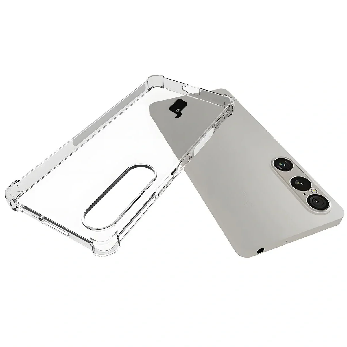Flexible Handyhülle für Sony Xperia 1 VII, Bizon Case Salpa, Transparent - Image 4