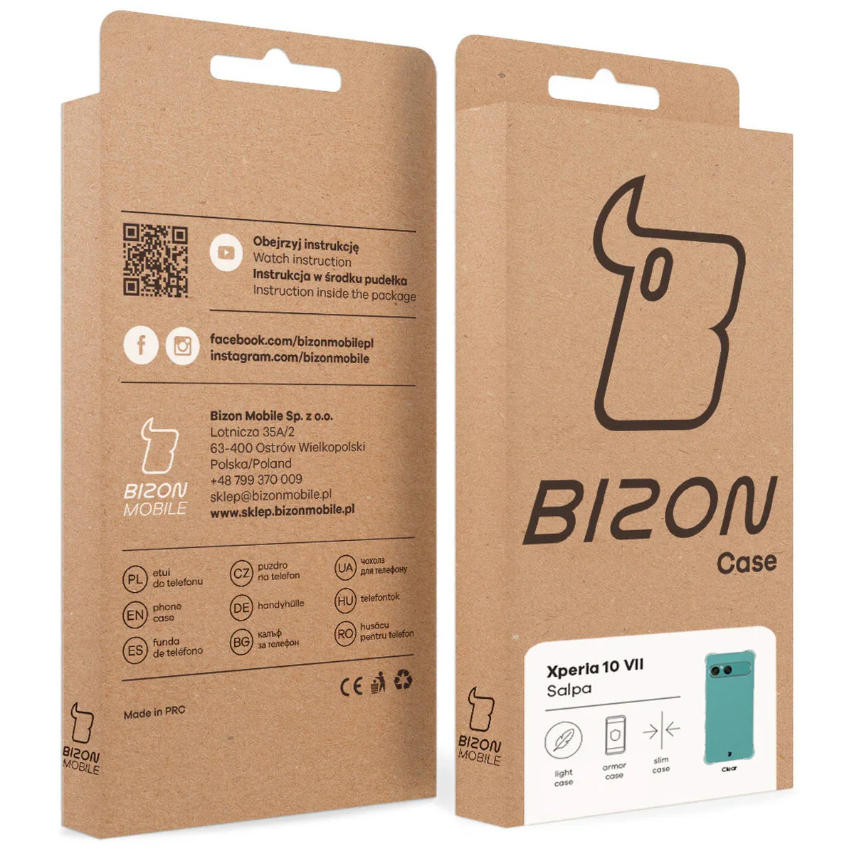 Flexible Handyhülle für Sony Xperia 10 VII, Bizon Case Salpa, Transparent - Image 8
