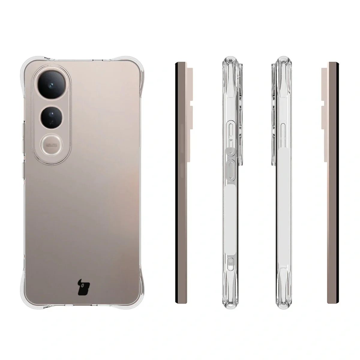 Flexible Handyhülle für Vivo V50 Lite 4G / 5G, Bizon Case Salpa, Transparent - Image 3