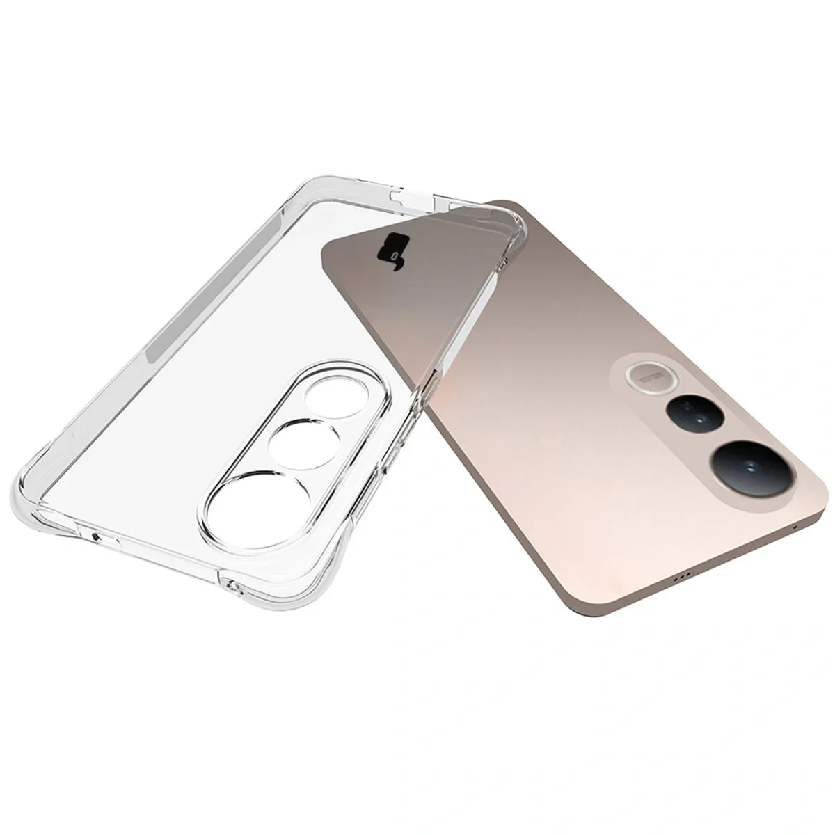 Flexible Handyhülle für Vivo V50 Lite 4G / 5G, Bizon Case Salpa, Transparent - Image 4