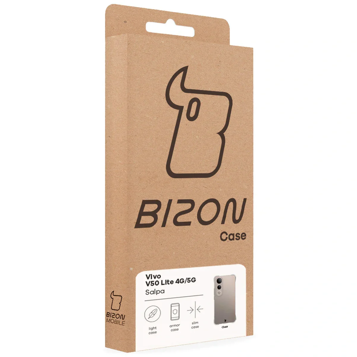 Flexible Handyhülle für Vivo V50 Lite 4G / 5G, Bizon Case Salpa, Transparent - Image 7