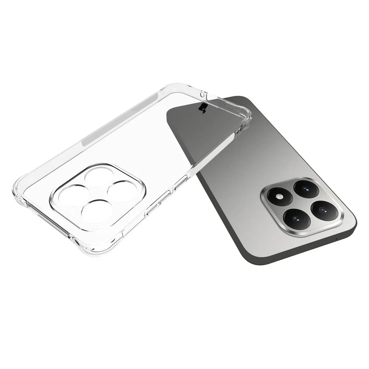 Flexible Handyhülle für Xiaomi 15T, Bizon Case Salpa, Transparent - Image 4