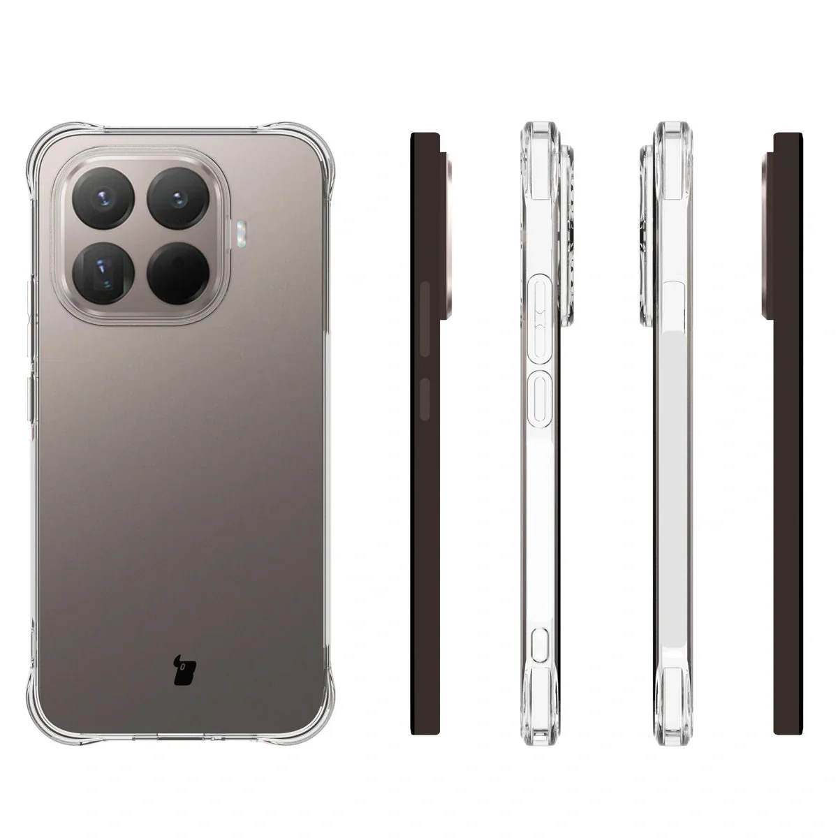 Flexible Handyhülle für Xiaomi 15T Pro, Bizon Case Salpa, Transparent - Image 3