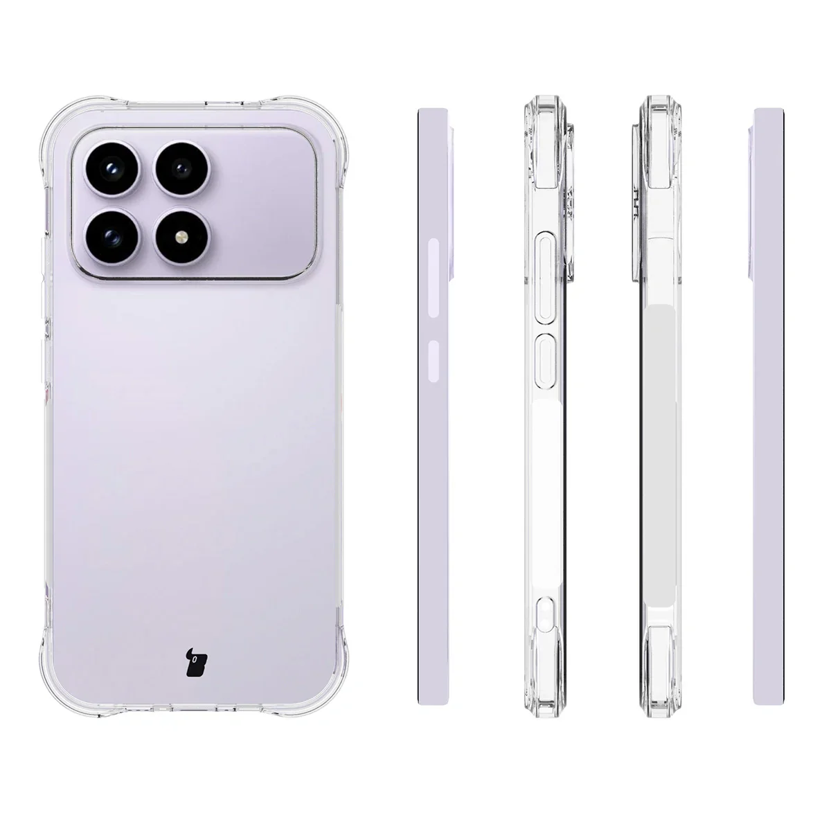 Flexible Handyhülle für Xiaomi POCO F8 Pro, Bizon Case Salpa, Transparent - Image 3